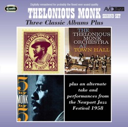Thelonious Monk: Three Classic Albums Plus (The Unique Thelonious Monk / At Town Hall / 5 By Monk By 5) (2CD)
