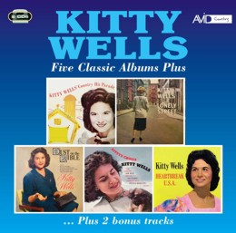 Kitty Wells: Five Classic Albums Plus (Kitty Wells Country Hit Parade / Lonely Street / Dust On The Bible / Kittys  Choice / Heartbreak USA) (2CD)