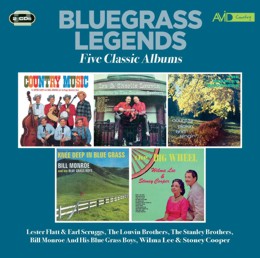 Various Artists: Bluegrass Legends - Five Classic Albums (Country Music / A Tribute To The Delmore Brothers / Country Pickin' And Singin' / Knee Deep In Bluegrass / The Big Wheel) (2CD)