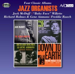 Various Artists: Jazz Organists - Four Classic Albums (The Honey Dripper / Face To Face / Groovin With Jug / Down To Earth) (2CD)